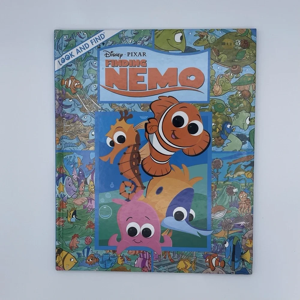 Finding Nemo Bundle DVD 2-Disc Set + Look & Find Book + Mini Figure Disney Pixar